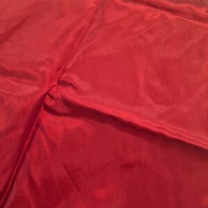 Fabric, Cherry Red Polyester Taffeta, 45" x 2.25 yds